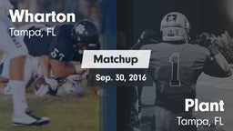 Matchup: Wharton vs. Plant  2015