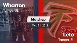 Matchup: Wharton vs. Leto  2016