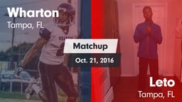 Matchup: Wharton vs. Leto  2015