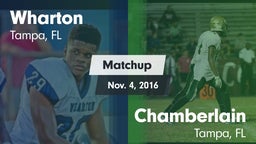 Matchup: Wharton vs. Chamberlain  2015