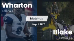 Matchup: Wharton vs. Blake  2017