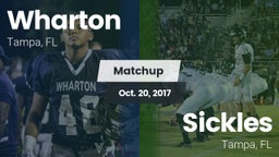 Matchup: Wharton vs. Sickles  2017