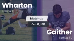 Matchup: Wharton vs. Gaither  2017