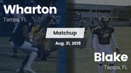 Matchup: Wharton vs. Blake  2018