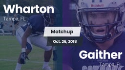 Matchup: Wharton vs. Gaither  2018