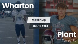 Matchup: Wharton vs. Plant  2020