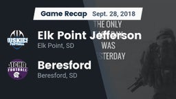 Recap: Elk Point Jefferson  vs. Beresford  2018