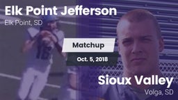 Matchup: Elk Point-Jefferson vs. Sioux Valley  2018