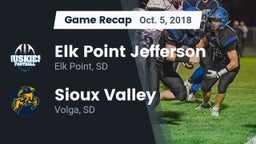 Recap: Elk Point Jefferson  vs. Sioux Valley  2018