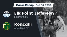 Recap: Elk Point Jefferson  vs. Roncalli  2018