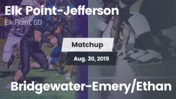 Matchup: Elk Point-Jefferson vs. Bridgewater-Emery/Ethan 2019