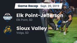 Recap: Elk Point-Jefferson  vs. Sioux Valley  2019