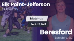 Matchup: Elk Point-Jefferson vs. Beresford  2019
