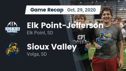 Recap: Elk Point-Jefferson  vs. Sioux Valley  2020