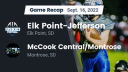 Recap: Elk Point-Jefferson  vs. McCook Central/Montrose  2022