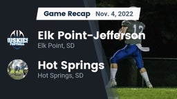 Recap: Elk Point-Jefferson  vs. Hot Springs  2022