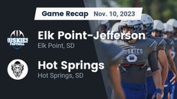 Recap: Elk Point-Jefferson  vs. Hot Springs  2023