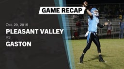 Recap: Pleasant Valley  vs. Gaston  2015