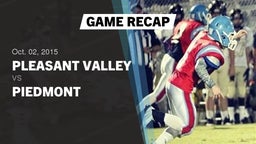 Recap: Pleasant Valley  vs. Piedmont  2015