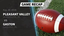 Recap: Pleasant Valley  vs. Gaston  2016