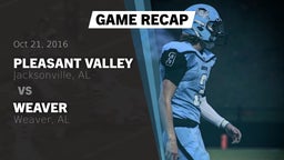 Recap: Pleasant Valley  vs. Weaver  2016