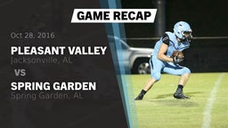 Recap: Pleasant Valley  vs. Spring Garden  2016