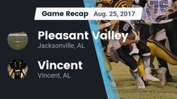 Recap: Pleasant Valley  vs. Vincent  2017