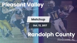 Matchup: Pleasant Valley vs. Randolph County  2017