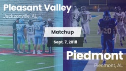 Matchup: Pleasant Valley vs. Piedmont  2018