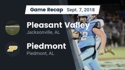 Recap: Pleasant Valley  vs. Piedmont  2018