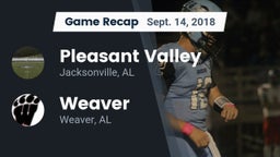 Recap: Pleasant Valley  vs. Weaver  2018