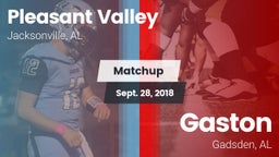Matchup: Pleasant Valley vs. Gaston  2018