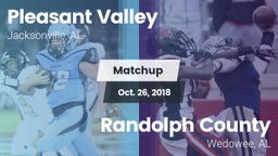 Matchup: Pleasant Valley vs. Randolph County  2018