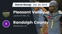 Recap: Pleasant Valley  vs. Randolph County  2018