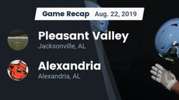Recap: Pleasant Valley  vs. Alexandria  2019