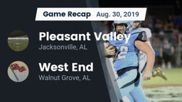 Recap: Pleasant Valley  vs. West End  2019