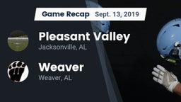 Recap: Pleasant Valley  vs. Weaver  2019