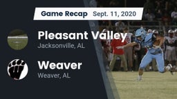Recap: Pleasant Valley  vs. Weaver  2020
