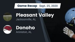 Recap: Pleasant Valley  vs. Donoho  2020