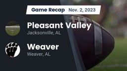 Recap: Pleasant Valley  vs. Weaver  2023