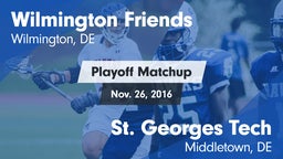 Matchup: Wilmington Friends vs. St. Georges Tech  2016
