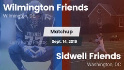Matchup: Wilmington Friends vs. Sidwell Friends  2019