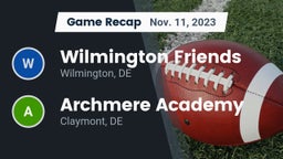 Recap: Wilmington Friends  vs. Archmere Academy  2023