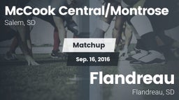 Matchup: McCook Central/Montr vs. Flandreau  2016