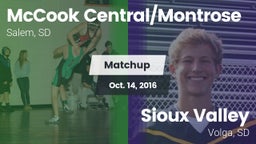 Matchup: McCook Central/Montr vs. Sioux Valley 2016