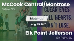 Matchup: McCook Central/Montr vs. Elk Point Jefferson  2017