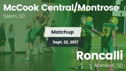 Matchup: McCook Central/Montr vs. Roncalli  2017