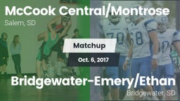 Matchup: McCook Central/Montr vs. Bridgewater-Emery/Ethan 2017