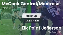 Matchup: McCook Central/Montr vs. Elk Point Jefferson  2018