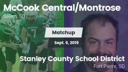 Matchup: McCook Central/Montr vs. Stanley County School District 2019
